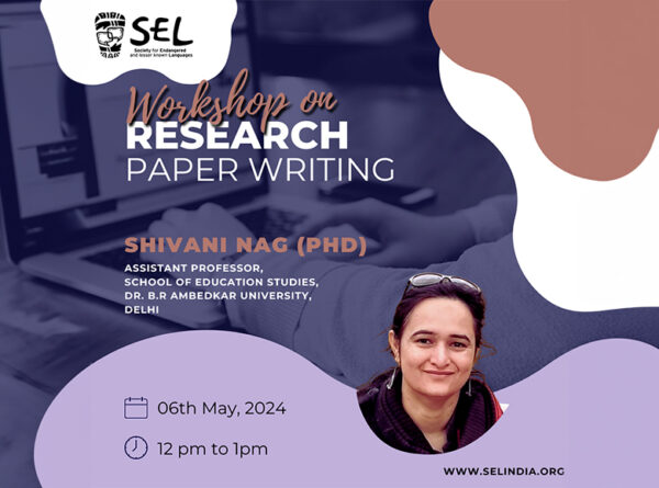 Research Paper Writing Workshop - SEL India